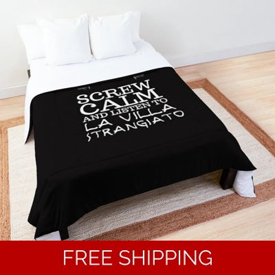 Le Studio Comforter Black Screw Calm La Villa White